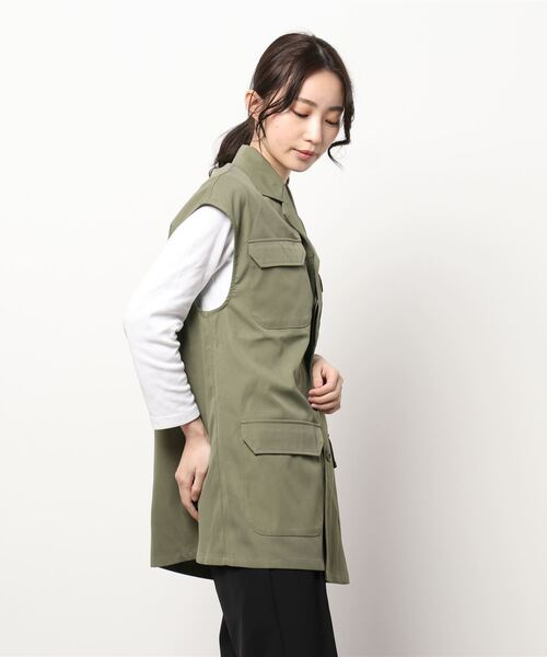 INCEDE(インシード)の「ミリタリーベスト(ベスト・レディース・カーキ/ブラック・LL/3L/M/L)」の17枚目の写真