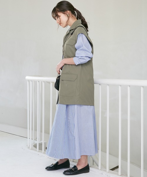 INCEDE(インシード)の「ミリタリーベスト(ベスト・レディース・カーキ/ブラック・LL/3L/M/L)」の12枚目の写真