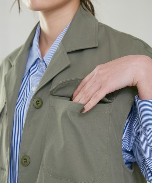 INCEDE(インシード)の「ミリタリーベスト(ベスト・レディース・カーキ/ブラック・LL/3L/M/L)」の14枚目の写真