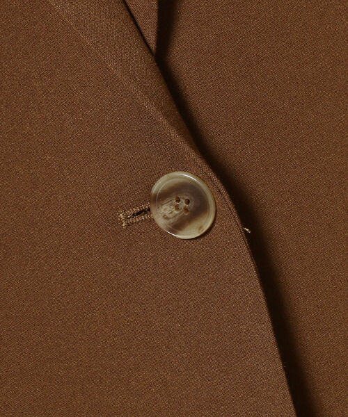 Ray BEAMS（レイビームス）の「Ray BEAMS / フロント キリカエ 1ボタン ジャケット（テーラードジャケット・レディース・ダークブラウン/クリーム・1/0）」の14枚目の写真