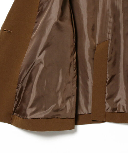 Ray BEAMS（レイビームス）の「Ray BEAMS / フロント キリカエ 1ボタン ジャケット（テーラードジャケット・レディース・ダークブラウン/クリーム・1/0）」の13枚目の写真