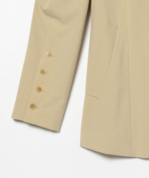 Ray BEAMS（レイビームス）の「Ray BEAMS / フロント キリカエ 1ボタン ジャケット（テーラードジャケット・レディース・ダークブラウン/クリーム・1/0）」の8枚目の写真
