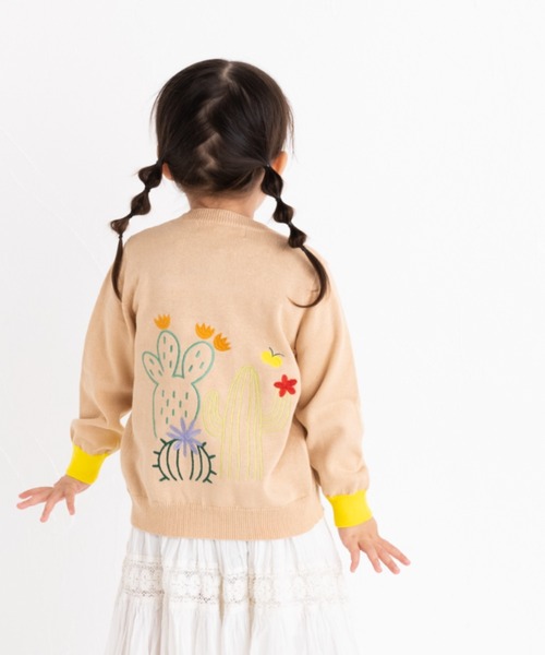 セール】サボテン刺繍カーディガン（カーディガン/ボレロ）｜ami