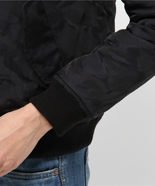 LOUNGEDRESS(ラウンジドレス)の「カモフラジャガードブルゾン(ブルゾン・レディース・カーキ/ネイビー・フリ-)」の8枚目の写真