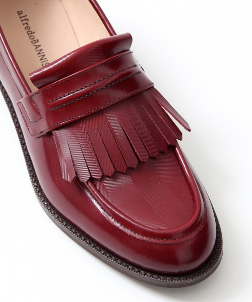 alfredoBANNISTER（アルフレッドバニスター）の「キルトローファー（ローファー・メンズ・ブラック/ワイン/ホワイト・42/44/41/39/40/43）」の3枚目の写真