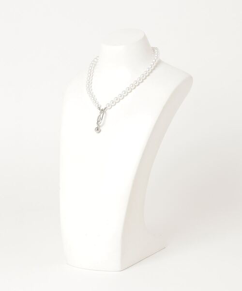 9ban（キューバン）の「【9ban】キューバン/ Pearl necklace（ネックレス・レディース・ゴールド・FREE）」の2枚目の写真