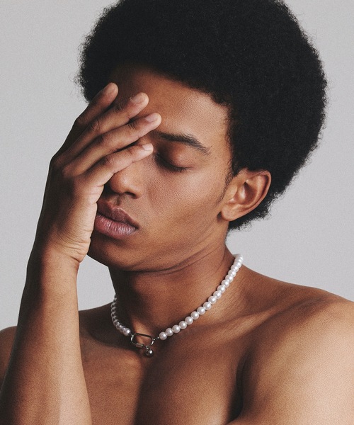 9ban（キューバン）の「【9ban】キューバン/ Pearl necklace（ネックレス・レディース・ゴールド・FREE）」の6枚目の写真