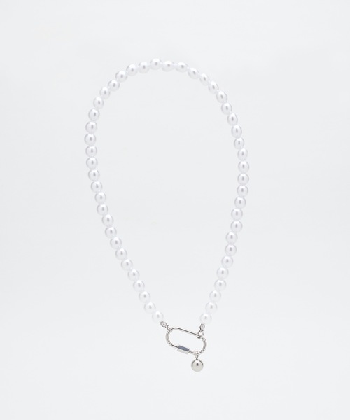 9ban（キューバン）の「【9ban】キューバン/ Pearl necklace（ネックレス・レディース・ゴールド・FREE）」の7枚目の写真