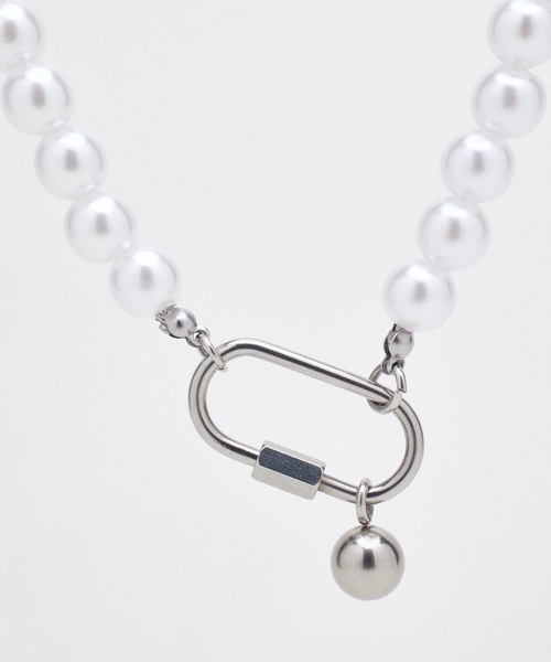 9ban（キューバン）の「【9ban】キューバン/ Pearl necklace（ネックレス・レディース・ゴールド・FREE）」の8枚目の写真
