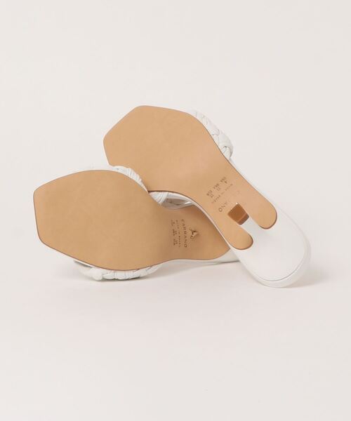 CARRANO（カラーノ）の「【CARRANO】イントレチャートミュールサンダル(622019)（サンダル・レディース・ホワイト/ブラック/グリーン・37/38/35/36）」の5枚目の写真