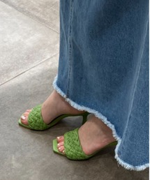 【CARRANO】イントレチャートミュールサンダル(622019)