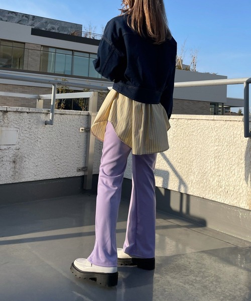 AS KNOW AS PINKY（アズノゥアズピンキー）の「ショートグッドデニムジャケット（デニムジャケット・レディース・ブルー/ライトインディゴブルー・FREE）」の3枚目の写真