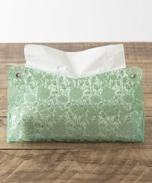 Jubilee（ジュビリー）の「PVCクリアティッシュケース ウィリアムモリス柄（インテリア雑貨・レディース・その他1/その他2/その他3/その他6/その他4/その他7/その他8/その他5・25cm）」の7枚目の写真