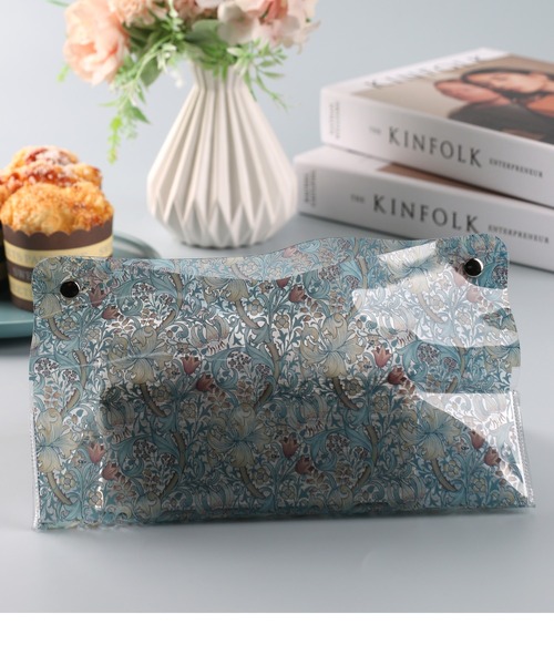 Jubilee（ジュビリー）の「PVCクリアティッシュケース ウィリアムモリス柄（インテリア雑貨・レディース・その他1/その他2/その他3/その他6/その他4/その他7/その他8/その他5・25cm）」の16枚目の写真