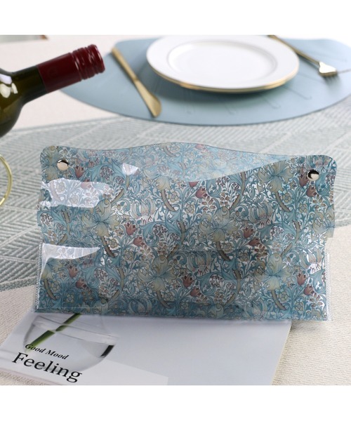 Jubilee（ジュビリー）の「PVCクリアティッシュケース ウィリアムモリス柄（インテリア雑貨・レディース・その他1/その他2/その他3/その他6/その他4/その他7/その他8/その他5・25cm）」の9枚目の写真