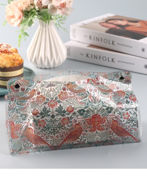 Jubilee（ジュビリー）の「PVCクリアティッシュケース ウィリアムモリス柄（インテリア雑貨・レディース・その他1/その他2/その他3/その他6/その他4/その他7/その他8/その他5・25cm）」の11枚目の写真