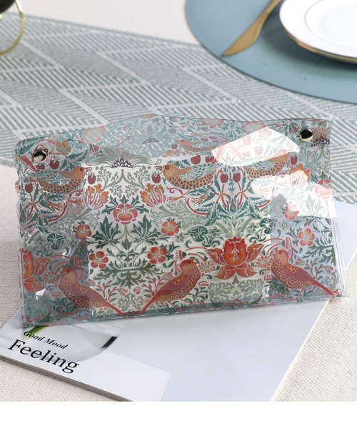 Jubilee（ジュビリー）の「PVCクリアティッシュケース ウィリアムモリス柄（インテリア雑貨・レディース・その他1/その他2/その他3/その他6/その他4/その他7/その他8/その他5・25cm）」の13枚目の写真