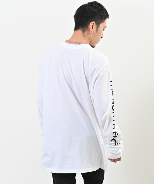 THE NORTH FACE（ザノースフェイス）の「THE NORTH FACE(ザ・ノース・フェイス) M LS TNF SLV HIT TEE ロンT（Tシャツ/カットソー・レディース・ホワイト・L/XL）」の7枚目の写真