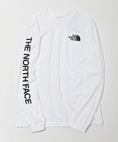 THE NORTH FACE（ザノースフェイス）の「THE NORTH FACE(ザ・ノース・フェイス) M LS TNF SLV HIT TEE ロンT（Tシャツ/カットソー・レディース・ホワイト・L/XL）」の9枚目の写真