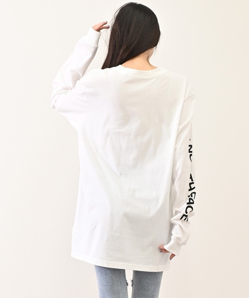 THE NORTH FACE（ザノースフェイス）の「THE NORTH FACE(ザ・ノース・フェイス) M LS TNF SLV HIT TEE ロンT（Tシャツ/カットソー・レディース・ホワイト・L/XL）」の19枚目の写真