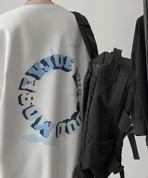 NEW GENTLEMAN(ニュージェントルマン)の「サークルロゴ ビッグT(Tシャツ/カットソー・メンズ・ホワイト/ブラック/ネイビー/グレー・M/L/XL)」の8枚目の写真