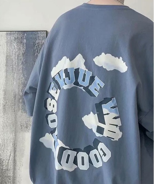 NEW GENTLEMAN(ニュージェントルマン)の「サークルロゴ ビッグT(Tシャツ/カットソー・メンズ・ホワイト/ブラック/ネイビー/グレー・M/L/XL)」の20枚目の写真