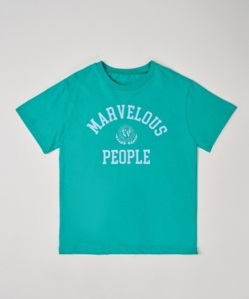 TOEASY(トゥイージー)の「A'GEM/9 × .kom『TOEASY/トゥイージー』Marblus short-sleeved T-shirt/アーチロゴデザイン マーベラス 半袖Tシャツ(Tシャツ/カットソー・レディース・ホワイト/ブラック/グリーン・FREE)」の22枚目の写真