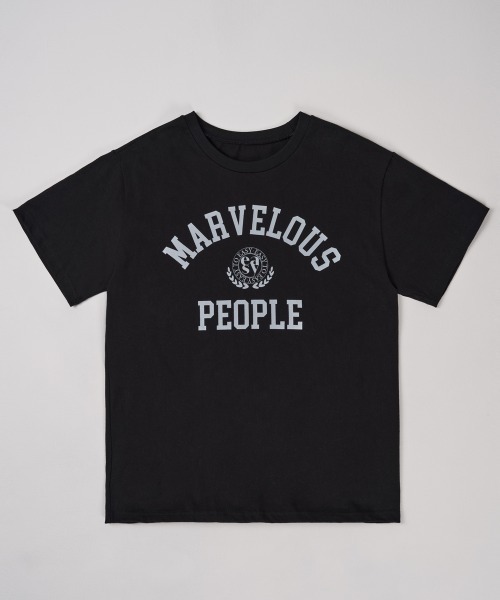 TOEASY(トゥイージー)の「A'GEM/9 × .kom『TOEASY/トゥイージー』Marblus short-sleeved T-shirt/アーチロゴデザイン マーベラス 半袖Tシャツ(Tシャツ/カットソー・レディース・ホワイト/ブラック/グリーン・FREE)」の21枚目の写真