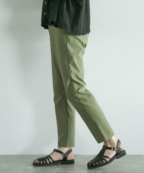 studio CLIP（スタディオクリップ）の「【WEB限定】誰でも美脚パンツ（その他パンツ・レディース・アイボリー/ブラック/ベージュ/グリーン/カーキ/ラベンダー・SMALL/MEDIUM/LARGE/X-LARGE/XX-LARGE/XXX-LARGE/PM/PL）」の4枚目の写真