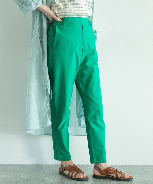 studio CLIP（スタディオクリップ）の「【WEB限定】誰でも美脚パンツ（その他パンツ・レディース・アイボリー/ブラック/ベージュ/グリーン/カーキ/ラベンダー・SMALL/MEDIUM/LARGE/X-LARGE/XX-LARGE/XXX-LARGE/PM/PL）」の5枚目の写真