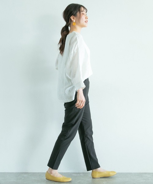 studio CLIP（スタディオクリップ）の「【WEB限定】誰でも美脚パンツ（その他パンツ・レディース・アイボリー/ブラック/ベージュ/グリーン/カーキ/ラベンダー・SMALL/MEDIUM/LARGE/X-LARGE/XX-LARGE/XXX-LARGE/PM/PL）」の10枚目の写真