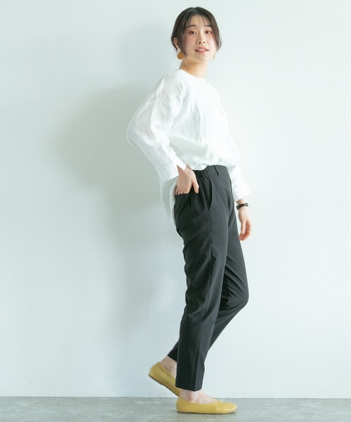 studio CLIP（スタディオクリップ）の「【WEB限定】誰でも美脚パンツ（その他パンツ・レディース・アイボリー/ブラック/ベージュ/グリーン/カーキ/ラベンダー・SMALL/MEDIUM/LARGE/X-LARGE/XX-LARGE/XXX-LARGE/PM/PL）」の11枚目の写真