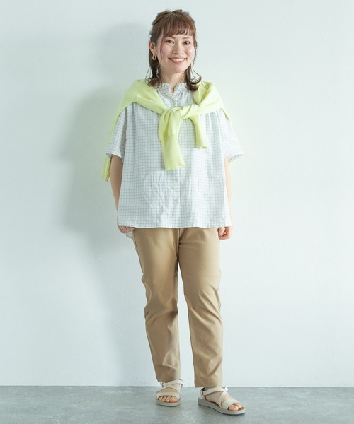 studio CLIP（スタディオクリップ）の「【WEB限定】誰でも美脚パンツ（その他パンツ・レディース・アイボリー/ブラック/ベージュ/グリーン/カーキ/ラベンダー・SMALL/MEDIUM/LARGE/X-LARGE/XX-LARGE/XXX-LARGE/PM/PL）」の12枚目の写真