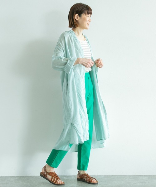 studio CLIP（スタディオクリップ）の「【WEB限定】誰でも美脚パンツ（その他パンツ・レディース・アイボリー/ブラック/ベージュ/グリーン/カーキ/ラベンダー・SMALL/MEDIUM/LARGE/X-LARGE/XX-LARGE/XXX-LARGE/PM/PL）」の15枚目の写真