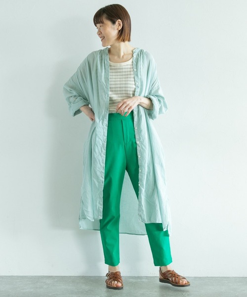 studio CLIP（スタディオクリップ）の「【WEB限定】誰でも美脚パンツ（その他パンツ・レディース・アイボリー/ブラック/ベージュ/グリーン/カーキ/ラベンダー・SMALL/MEDIUM/LARGE/X-LARGE/XX-LARGE/XXX-LARGE/PM/PL）」の17枚目の写真