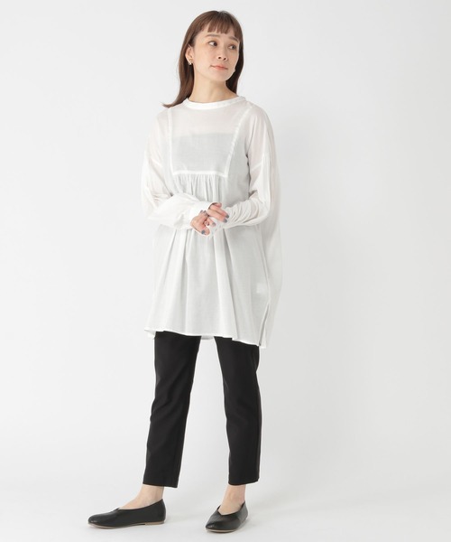 studio CLIP（スタディオクリップ）の「【WEB限定】誰でも美脚パンツ（その他パンツ・レディース・アイボリー/ブラック/ベージュ/グリーン/カーキ/ラベンダー・SMALL/MEDIUM/LARGE/X-LARGE/XX-LARGE/XXX-LARGE/PM/PL）」の21枚目の写真