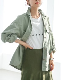 Spick & Span | リップストップアーミーシャツブルゾン(ミリタリージャケット)