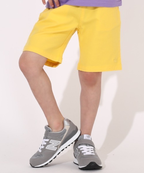 BABYDOLL(ベビードール)の「通販限定カラー/サイズあり ストレッチハーフパンツ 6237K(その他パンツ・キッズ・ブルー/ベビーピンク/イエロー/ブラック/グリーン/ブラウン/パープル/ベージュ・150cm/130cm/80cm/160cm/120cm/110cm/90cm/140cm/100cm)」の7枚目の写真