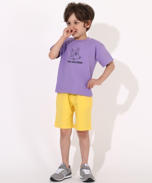 BABYDOLL(ベビードール)の「通販限定カラー/サイズあり ストレッチハーフパンツ 6237K(その他パンツ・キッズ・ブルー/ベビーピンク/イエロー/ブラック/グリーン/ブラウン/パープル/ベージュ・150cm/130cm/80cm/160cm/120cm/110cm/90cm/140cm/100cm)」の11枚目の写真