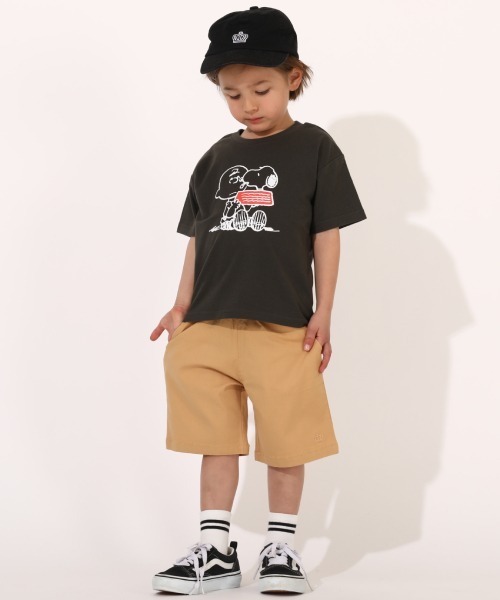 BABYDOLL(ベビードール)の「通販限定カラー/サイズあり ストレッチハーフパンツ 6237K(その他パンツ・キッズ・ブルー/ベビーピンク/イエロー/ブラック/グリーン/ブラウン/パープル/ベージュ・150cm/130cm/80cm/160cm/120cm/110cm/90cm/140cm/100cm)」の16枚目の写真