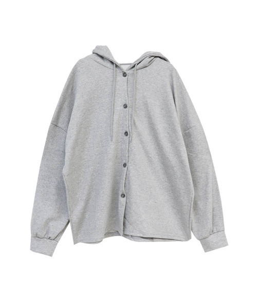 ISOOK（アイスー）の「Hooded sweat cardigan / フーデッドスウェット
