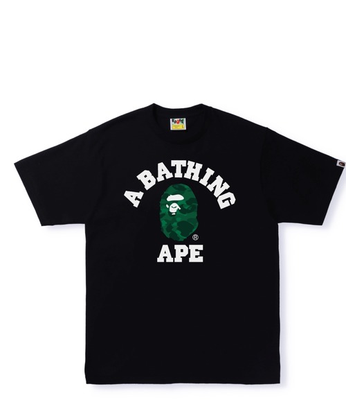 トップス COLOR CAMO COLLEGE TEE A BATHING APE（アベイシングエイプ）の「COLOR CAMO COLLEGE TEE（T