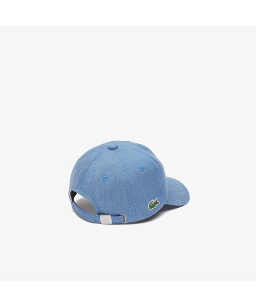 LACOSTE（ラコステ）の「シャンブレーキャップ（キャップ・レディース・ブルー・FREE）」の3枚目の写真