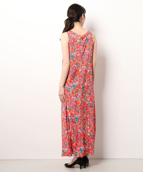 coca（coca）（コカ）の「サマーフラワーリゾートワンピース（ワンピース・レディース・レッド・SHORT/LONG）」の14枚目の写真