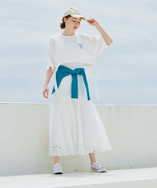 archives（アルシーヴ）の「ドロストＴ（Tシャツ/カットソー・レディース・オフホワイト/ブラック/ホワイト・MEDIUM）」の18枚目の写真