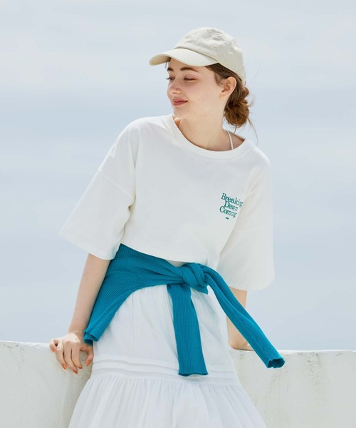 archives（アルシーヴ）の「ドロストＴ（Tシャツ/カットソー・レディース・オフホワイト/ブラック/ホワイト・MEDIUM）」の15枚目の写真