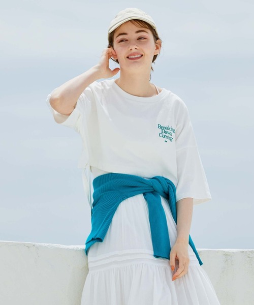 archives（アルシーヴ）の「ドロストＴ（Tシャツ/カットソー・レディース・オフホワイト/ブラック/ホワイト・MEDIUM）」の16枚目の写真