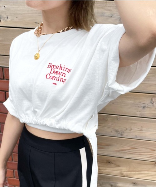 archives（アルシーヴ）の「ドロストＴ（Tシャツ/カットソー・レディース・オフホワイト/ブラック/ホワイト・MEDIUM）」の21枚目の写真