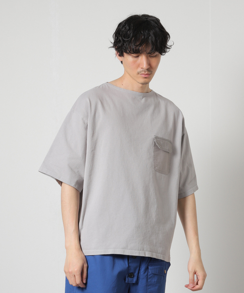 JOURNAL STANDARD J.S HOMESTEAD(ジャーナルスタンダードホームステッド)の「【j.s.homestead】COMMANDO POCKET Tシャツ(Tシャツ/カットソー・メンズ・グリーン系その他/スミクロ/コバルトブルー/グレー/モカ/ライトホワイト・MEDIUM/LARGE)」の4枚目の写真