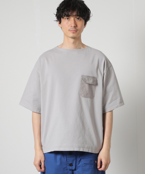 JOURNAL STANDARD J.S HOMESTEAD(ジャーナルスタンダードホームステッド)の「【j.s.homestead】COMMANDO POCKET Tシャツ(Tシャツ/カットソー・メンズ・グリーン系その他/スミクロ/コバルトブルー/グレー/モカ/ライトホワイト・MEDIUM/LARGE)」の8枚目の写真